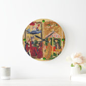 アンティークルネッサンスタロット6/恋人たち ラージ壁時計 (ホーム)