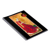 アンティークルネッサンスタロット/CUPSモノグラムのクイーン ノートブック (右側)