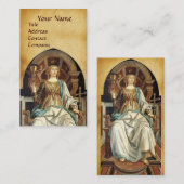 アンティークルネッサンスタロツザポープパーチメント 名刺 (正面/裏面)