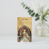 アンティークルネッサンスタロツザポープパーチメント 名刺 (スタンド正面)