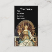 アンティークルネッサンスタロツザポープブラック 名刺 (正面)