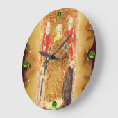 アンティークルネッサンスタロツ3 ラージ壁時計 (傾斜)