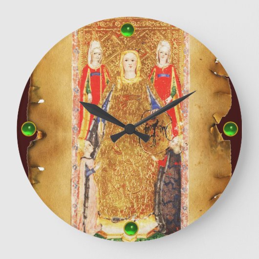 アンティークルネッサンスタロツ3 ラージ壁時計 (正面)