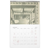 アンティークルネッサンス時代の建築 カレンダー (1月 2027)