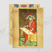 アンティークルネッサンス・タロッツ1 /マジシャン ポストカード (正面/裏面)