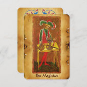 アンティークルネッサンス・タロッツ1 /マジシャン 案内状 (正面/裏面)