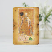 アンティークルネッサンス・タロッツ2 /教皇(チャリティー) 案内状 (スタンド正面)