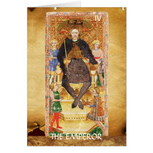アンティークルネッサンス・タロッツ4/ザエンペラー (正面)