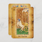アンティークルネッサンス・タロッツ7/ザ・チャリオット 案内状 (正面/裏面)