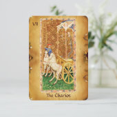 アンティークルネッサンス・タロッツ7/ザ・チャリオット 案内状 (スタンド正面)