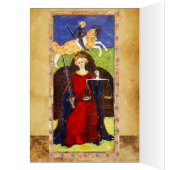 アンティークルネッサンス・タロッツ8 / JUSTICE (内側 (左))