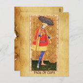 アンティークルネッサンス・タロッツ/カップのページ ポストカード (正面/裏面)