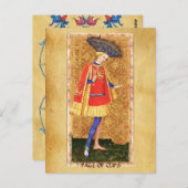 アンティークルネッサンス・タロッツ/カップのページ ポストカード (正面/裏面)