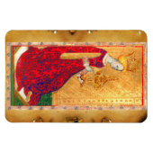 アンティークルネッサンス・タロッツ/カップの女王 マグネット (横)