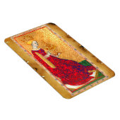 アンティークルネッサンス・タロッツ/カップの女王 マグネット (右側)