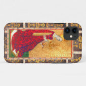 アンティークルネッサンス・タロッツ/カップの女王 Case-Mate iPhoneケース (裏面(横))