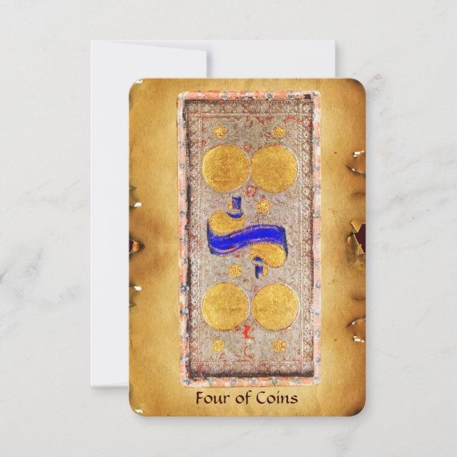 アンティークルネッサンス・タロッツ/コイン4枚 (正面)