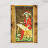 アンティークルネッサンス・タロッツ/ザ・マジック・アイ・アン・パーチメント 名刺 (裏面)