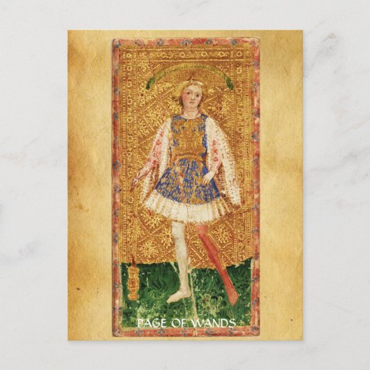 アンティークルネッサンス・タロッツ/ワンダのページ ポストカード (正面)