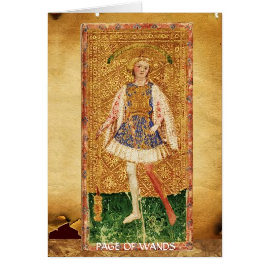 アンティークルネッサンス・タロッツ/ワンダーズのページ (正面)