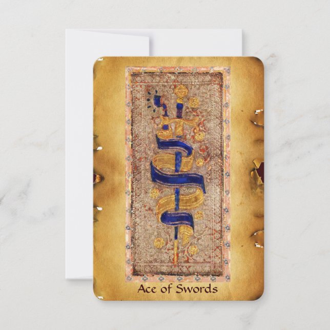 アンティークルネッサンス・タロッツ/剣のエース (正面)