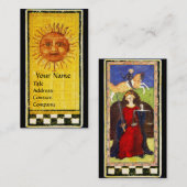 アンティークルネッサンス・タロッツ 名刺 (正面/裏面)