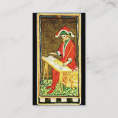 アンティークルネッサンス・タロッツ/太陽とマジックイアン 名刺 (裏面)