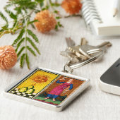 アンティークルネッサンス・タロッツ/太陽と月 キーホルダー (側面)