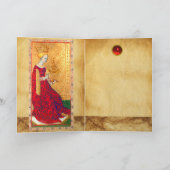 アンティークルネッサンス・タロッツ/QUEEN OF CUP シーズンカード (内部)