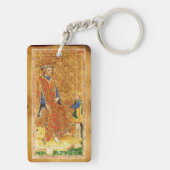 アンティークルネッサンス・タロッツ/QUEEN OF CUPS MONOGRAM キーホルダー (裏面)