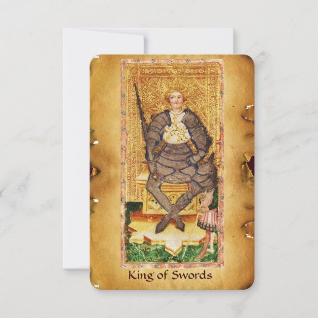 アンティークルネッサンス・タロット/剣の王 (正面)
