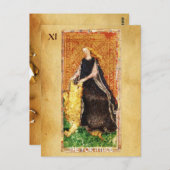 アンティークルネッサンスTAROTS剛毅 – 強度 ポストカード (正面/裏面)