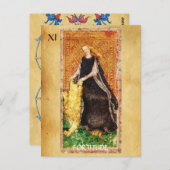 アンティークルネッサンスTAROTS剛毅 – 強度 ポストカード (正面/裏面)