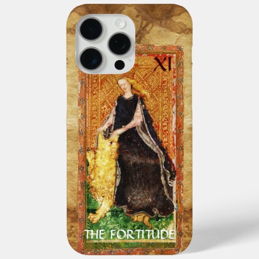 アンティークルネッサンスTAROTS剛毅 – 強度 Case-Mate iPhoneケース (裏面)