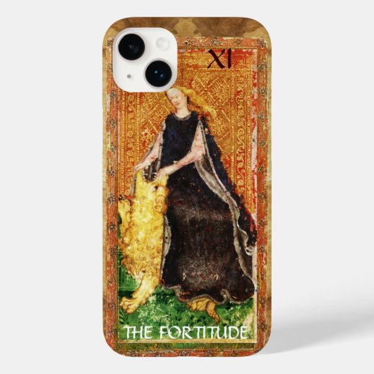 アンティークルネッサンスTAROTS剛毅 – 強度 Case-Mate iPhoneケース (裏面)