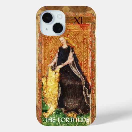 アンティークルネッサンスTAROTS剛毅 – 強度 Case-Mate iPhoneケース (裏面)