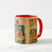 アンティークルネッサンスTAROTS、ラバーズジェムモノグラム マグカップ (正面右)