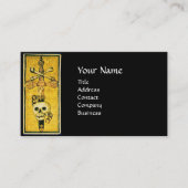 アンティークルネッサンスTAROTS,剣のエースブラック 名刺 (正面)