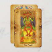 アンティークルネッサンスTAROTS 15 / THE DEVIL 案内状 (正面/裏面)