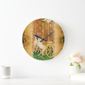 アンティークルネッサンスTAROTS 7 /戦車 ラージ壁時計 (ホーム)