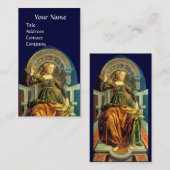 アンティークルネッサンスTAROTS / TEMPERANCE,青 名刺 (正面/裏面)