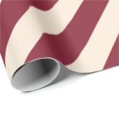 アンティークルビーとアンティークホワイトストライプズ ラッピングペーパー (ロールコーナー)