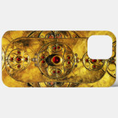 アンティークルビー宝石ストーンズ付きケルト戦士シールド Case-Mate iPhoneケース (裏面 (横))