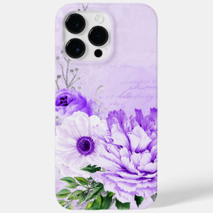アンティークルージングラベンダースクリプト&フラワー Case-Mate iPhone 14 PRO MAXケース