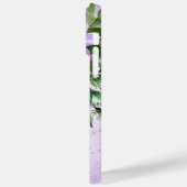 アンティークルージングラベンダースクリプト&フラワー Case-Mate iPhoneケース (裏面 / 左)