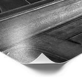 アンティークレコードプレーヤーの白黒の写真 フォトプリント            (角)