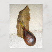 アンティークレザーパウダーフラスコ ポストカード (正面)