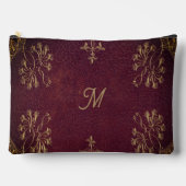 アンティークレザールックパーソナライズされた- アクセサリーポーチ (正面)