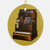 アンティークレジ、ヴィンテージ小売業 セラミックオーナメント (左)