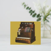 アンティークレジ、ヴィンテージ小売業 ポストカード (スタンド正面)